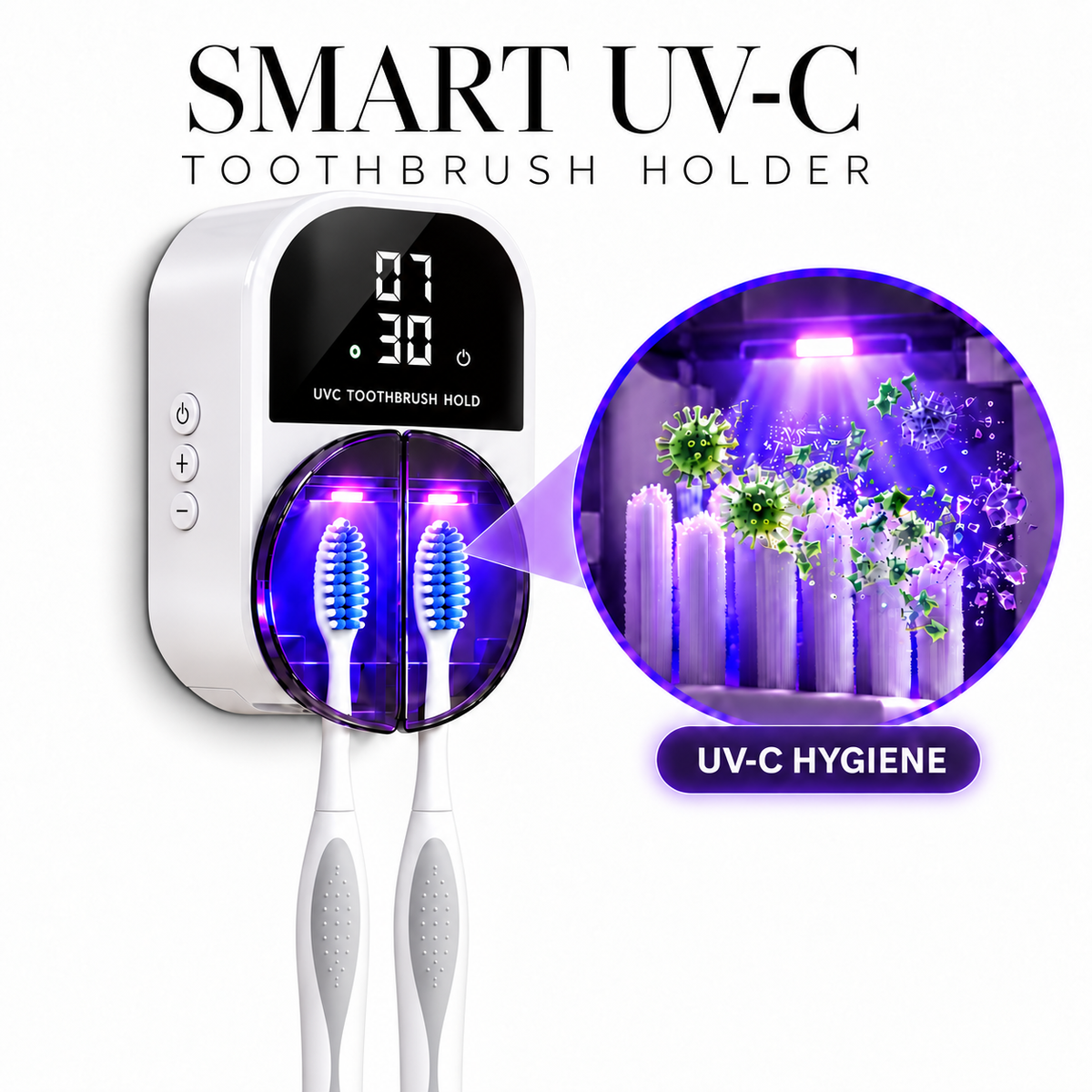 UV-C toothbrush sanitizer by Bondo Beauty