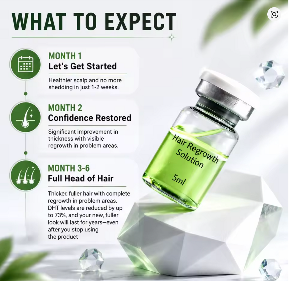 Microneedle hair serum application